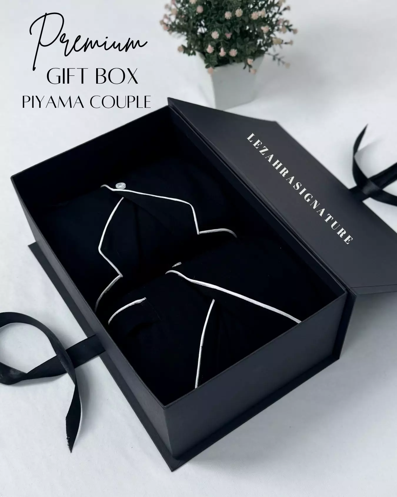 Piyama Couple BLACK Gift Box Series 