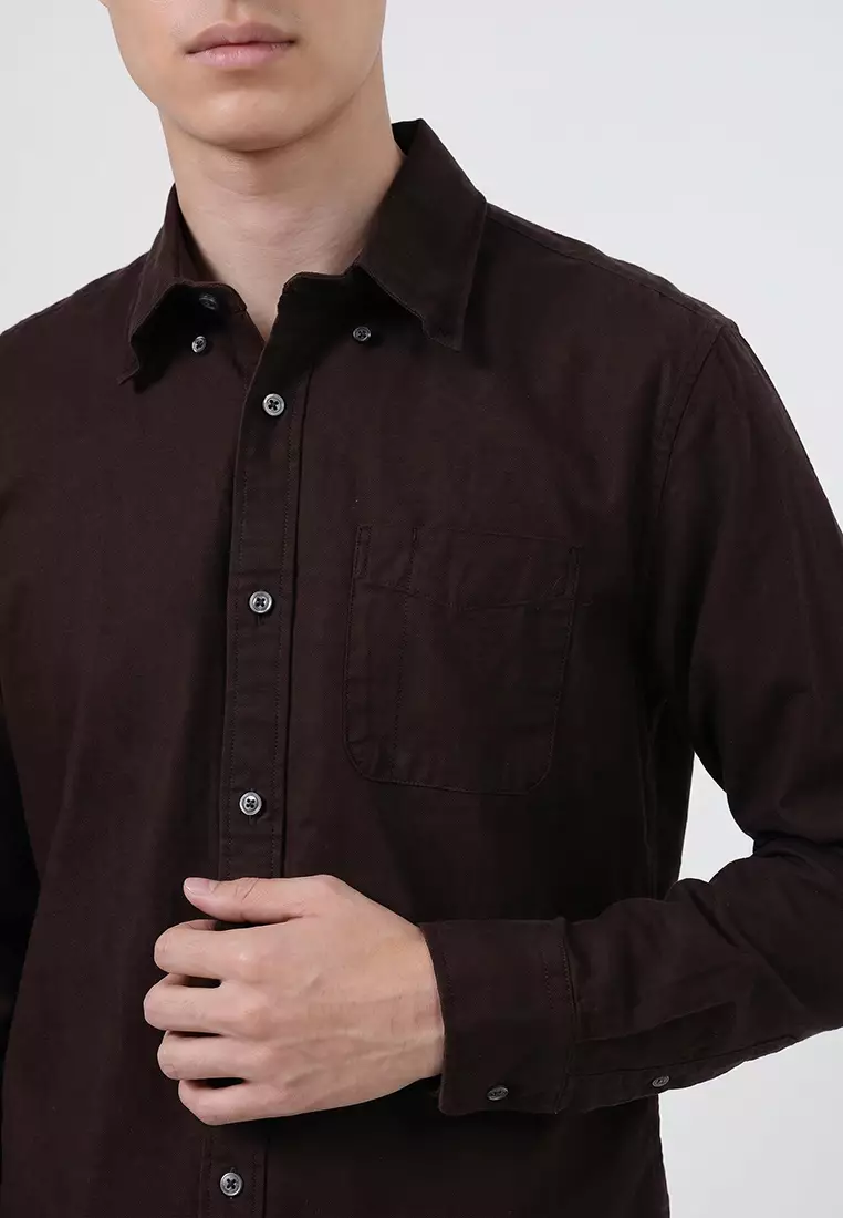 Plaid Oxford Button-Down Shirt