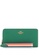COACH green Coach Long Zip Around Wallet With Stripe Strap - Green BEBCBACE5801E7GS_1