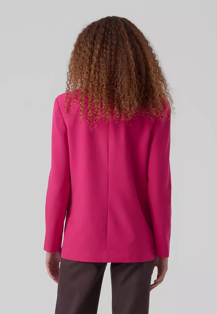 Vero Moda Theatroian Blazer in Hot Pink