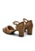 POLO HILL brown POLO HILL Ladies Ankle Strap Block Heels 702F4SH460A897GS_4
