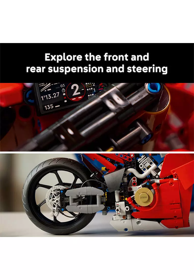 Technic 42202 Ducati Panigale V4 S Motorcycle, Age 18+, Building Blocks, 2025 (1603pcs)