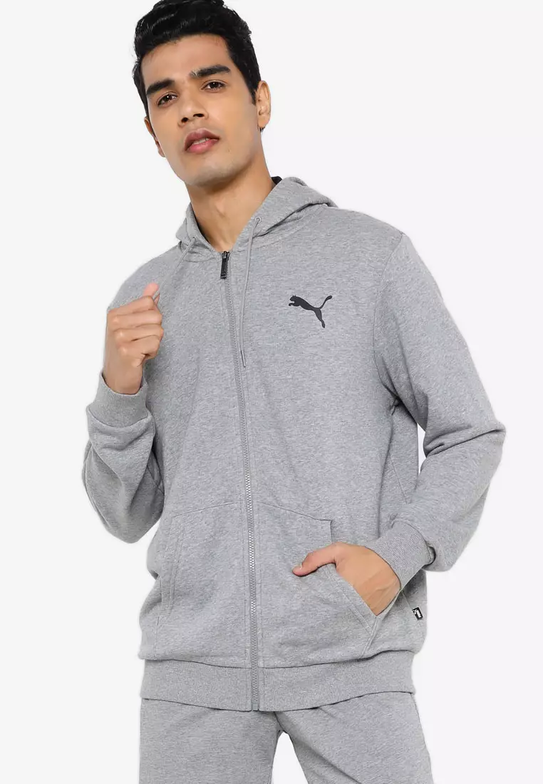 grey hoodie puma