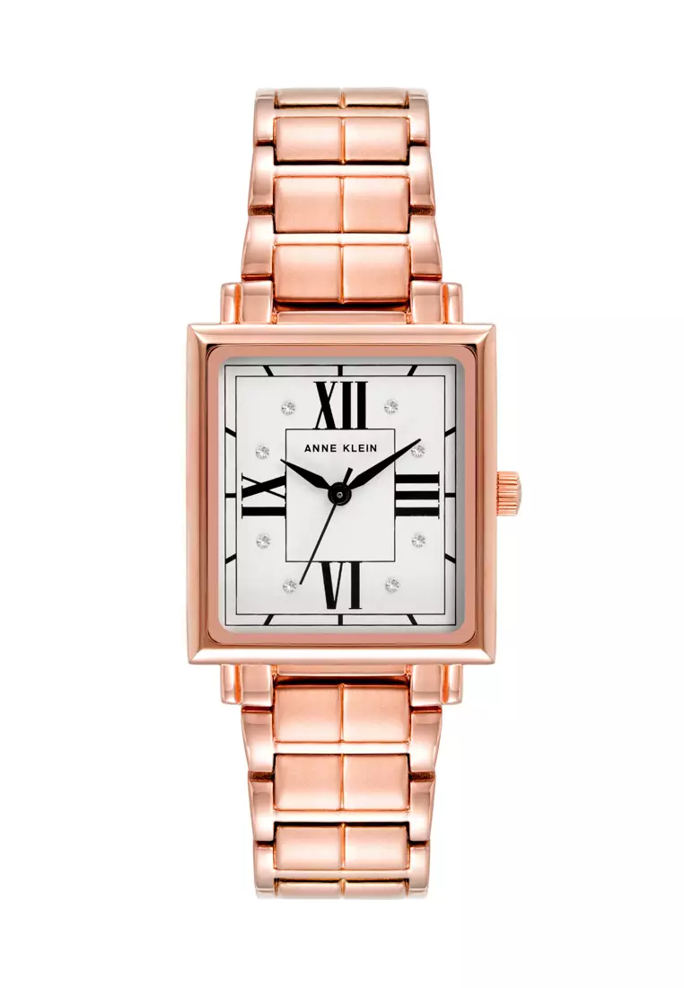 Anne klein watch hotsell white and rose gold