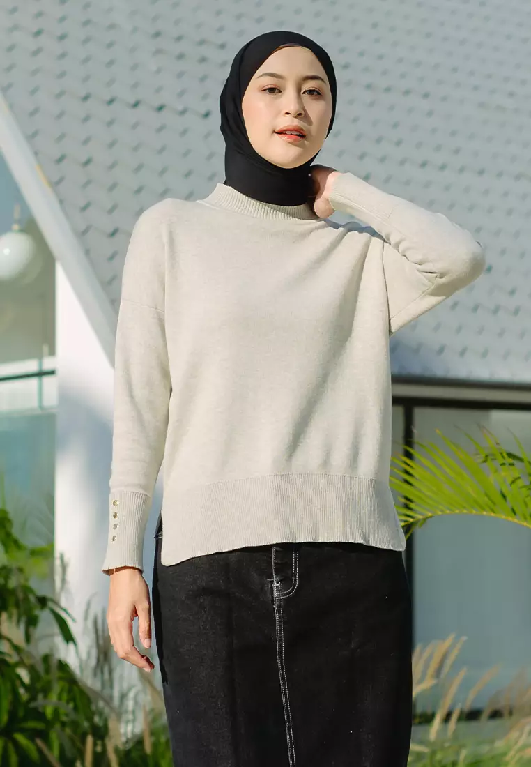 Michi Knit Light Grey