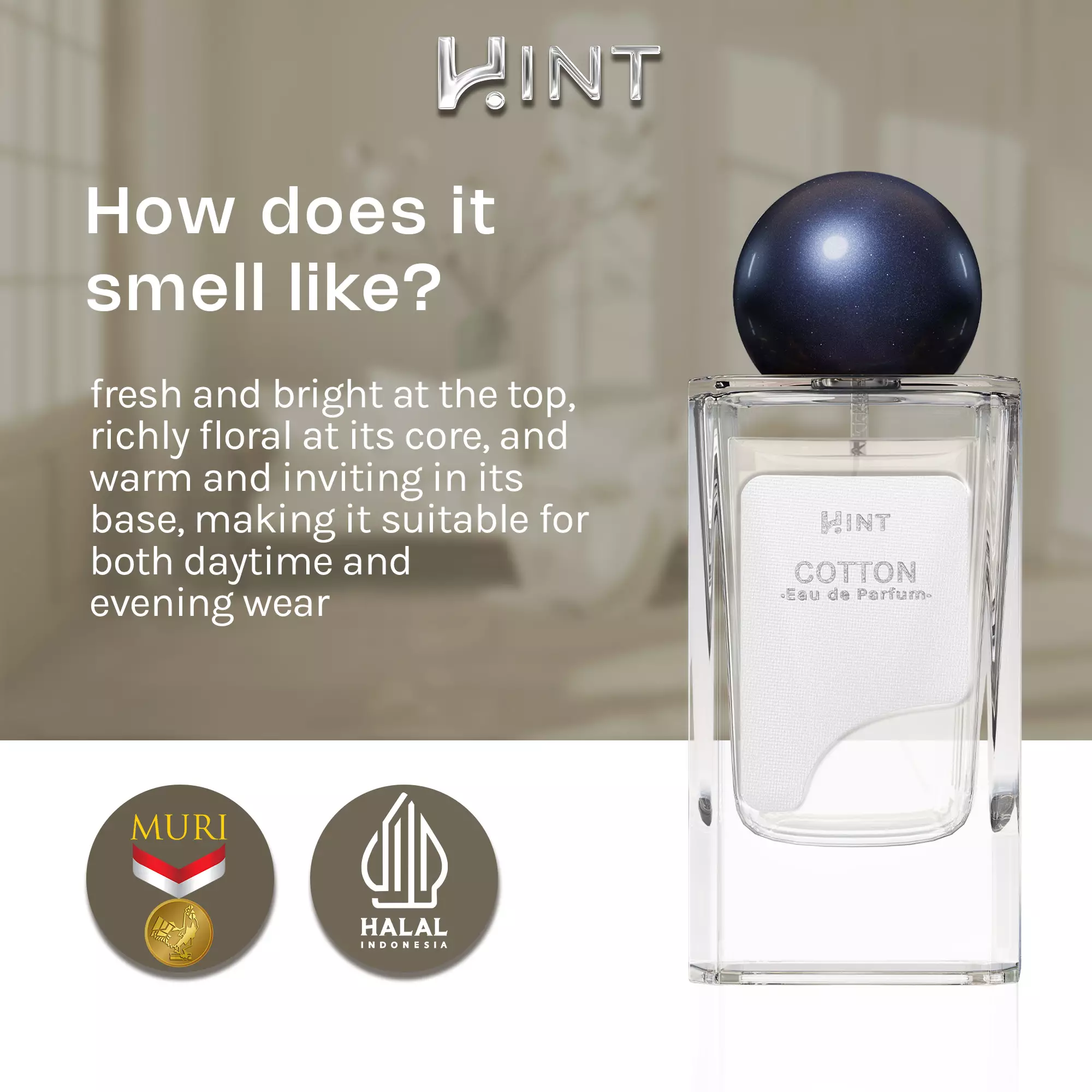 HINT Cotton Eau de Parfum