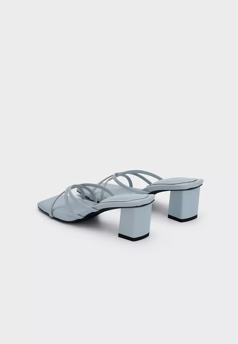 STRAPPY CLOUDFOAM CHUNKY HEEL SLIDE