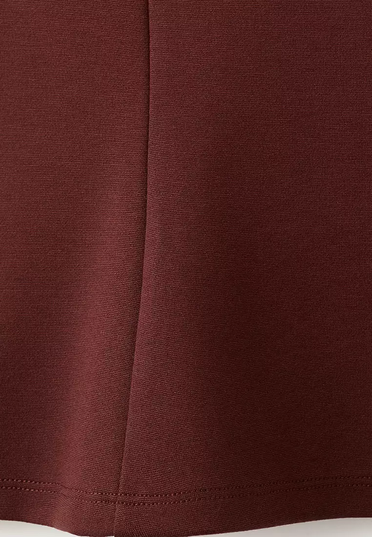 Peplum Shoulder Pad Top