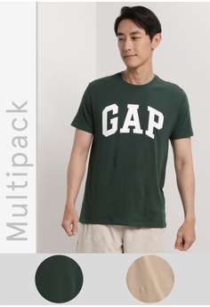 Gap Men'S 3-Pack Classic Logo Tee T-Shirt, 44% Off
