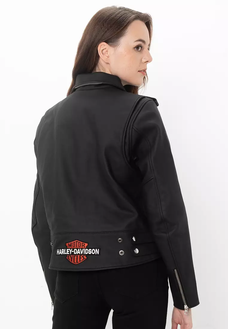 H-D® Rebel Biker Leather Riding Jacket