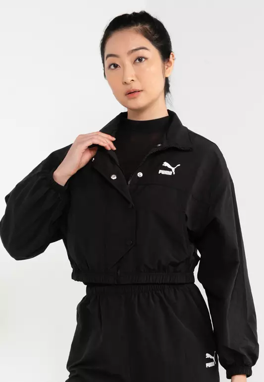 DARE TO Women's Cropped Woven Jacket