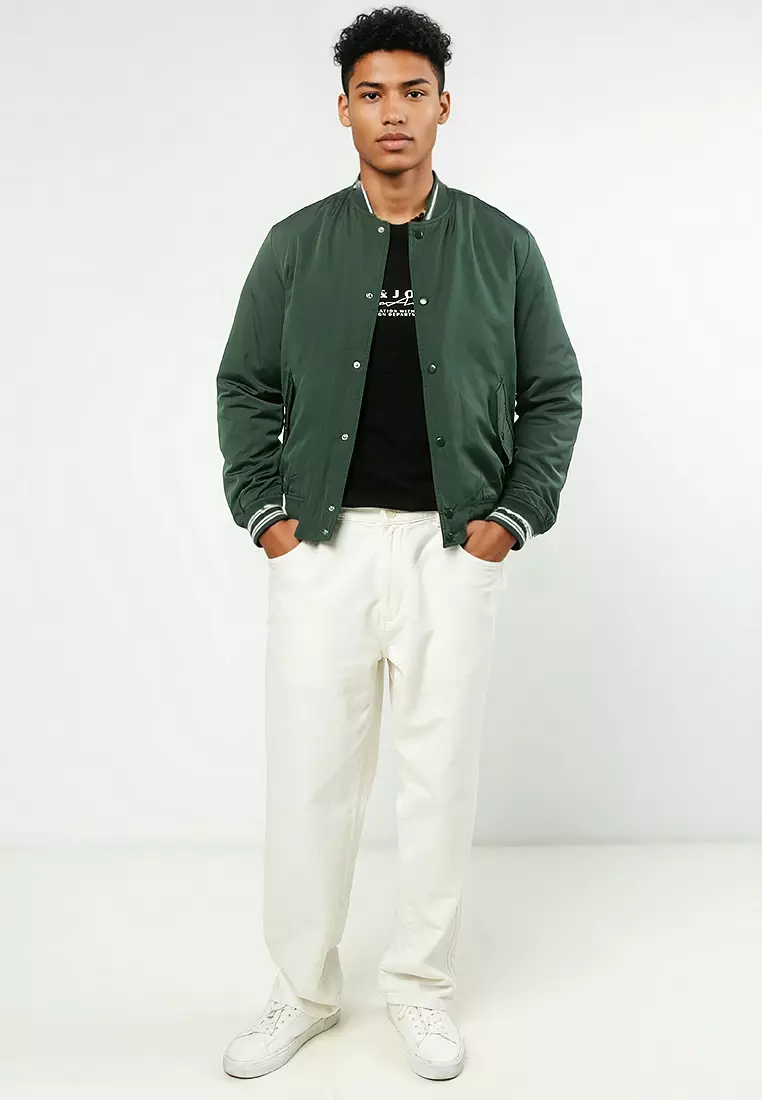 輕便填充飛行外套