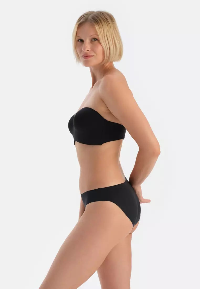 Black Basic Briefs, Underwear for Women