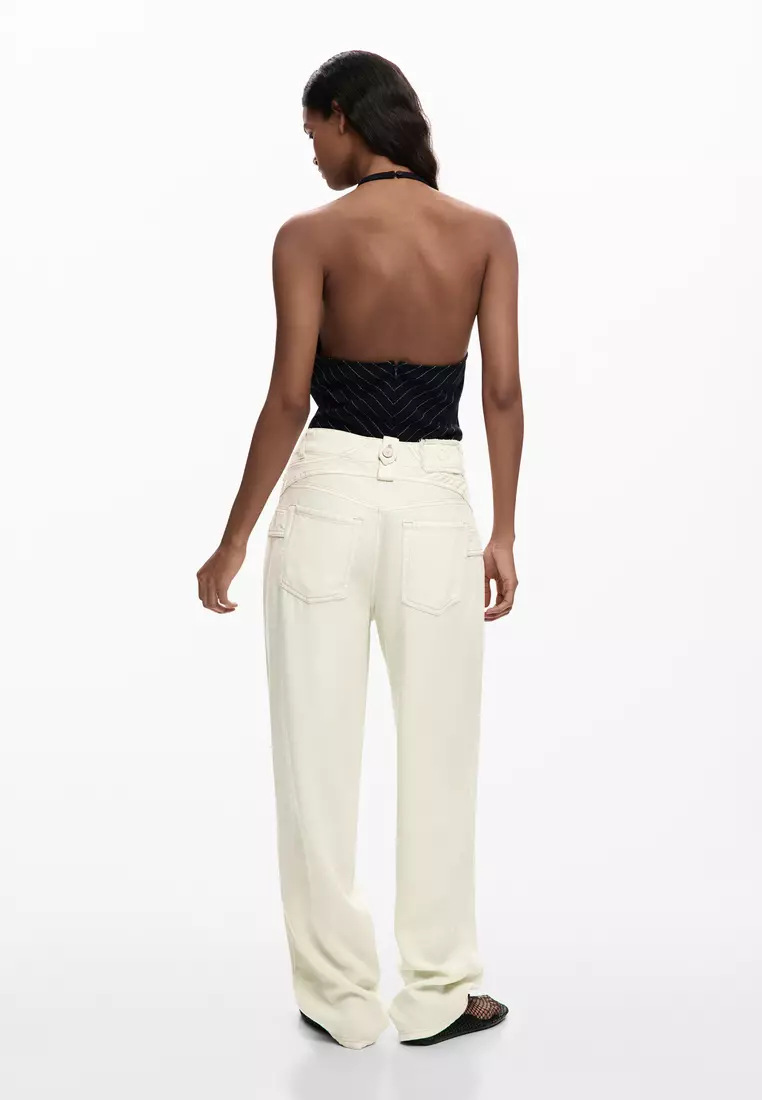 BAGGY TROUSERS WITH BUTTONS