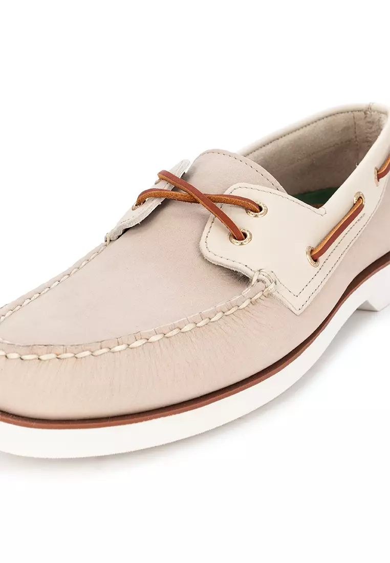 Men's Authentic Original™ 2-Eye Double Sole Boat Shoe Mixed Cream