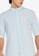 ZALORA BASICS blue ¾ Sleeve Grandad Shirt 74BF1AA68E3FE6GS_3