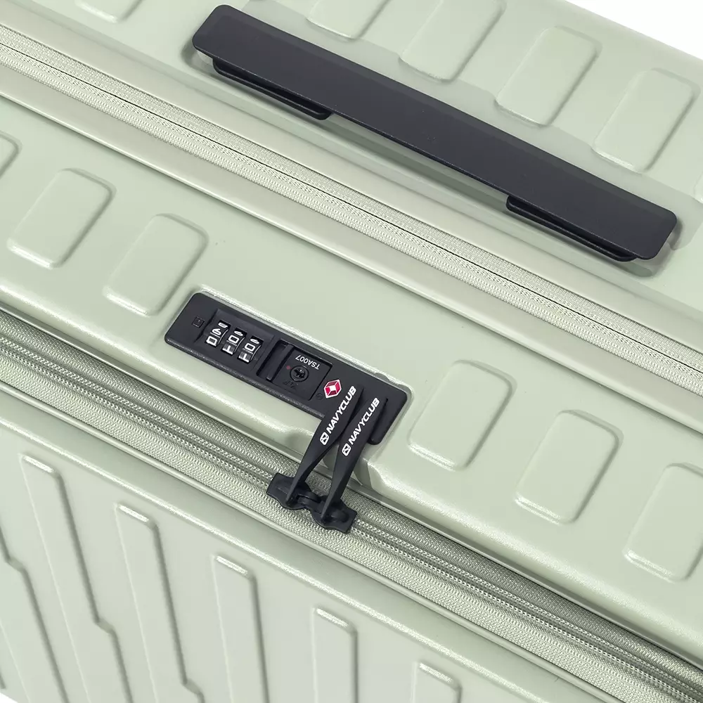 Navy Club Iconic Koper Hardcase - Koper PC 4 Roda Putar TSA Lock - Size 20/25/29 Inch Free Cover Koper