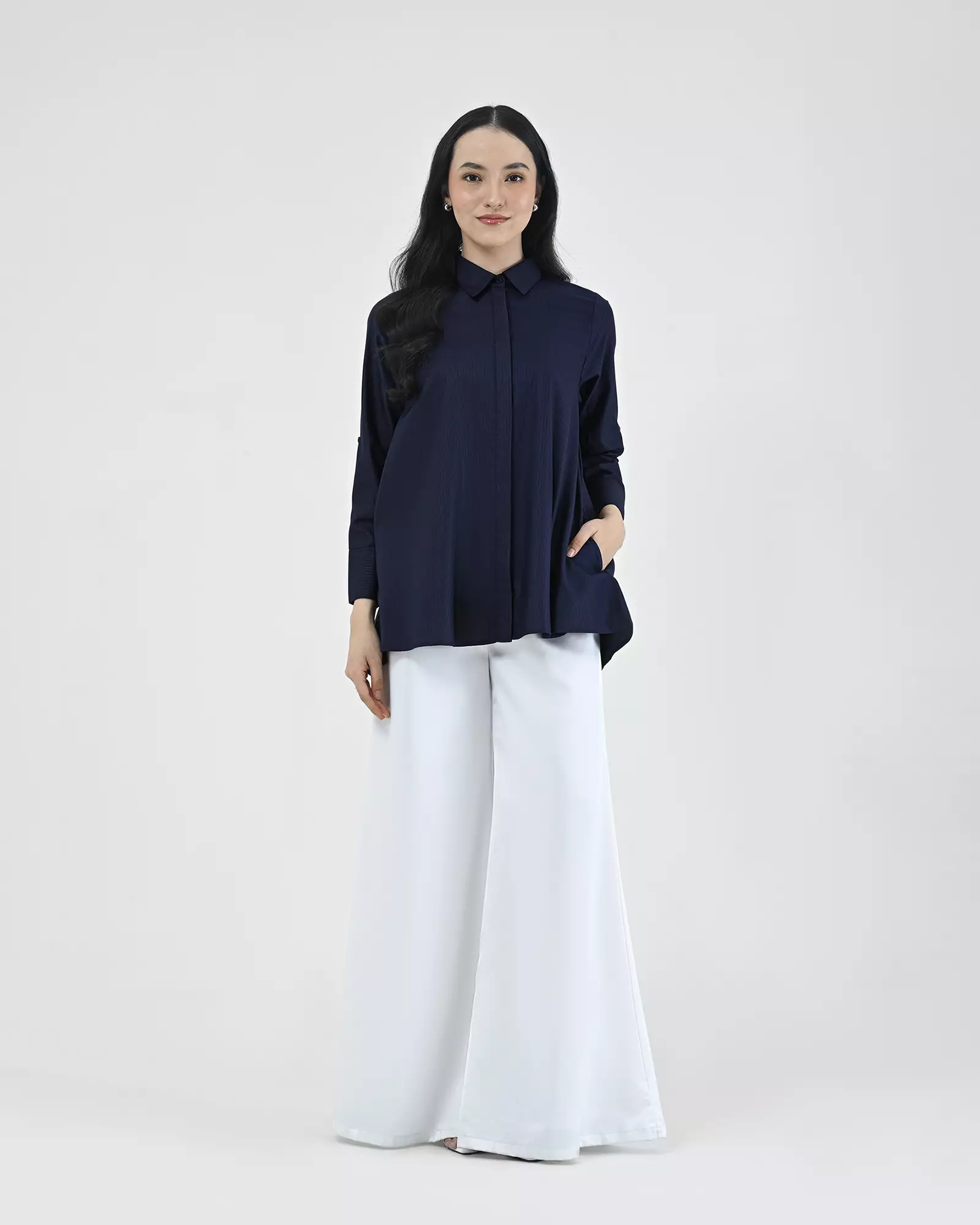 Geulis.id ARIANA TOP - Stripesnavy