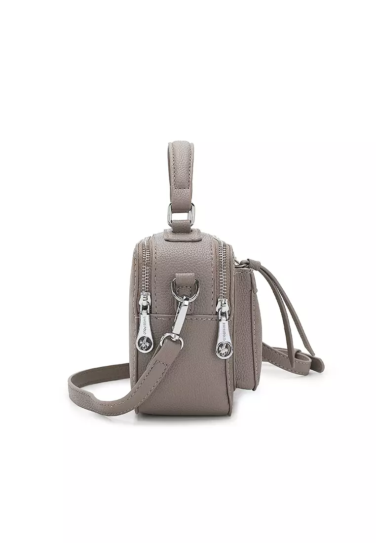 Women's Top Handle Bag / Sling Bag / Crossbody Bag / Shoulder Bag - Grey