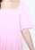 JOVET pink Puff Sleeved Smocked Dress 28912AA0017AF4GS_5