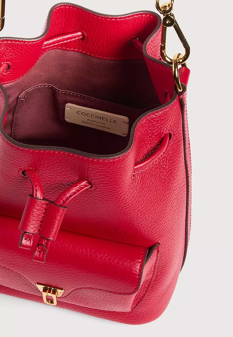 Beat Generation Drawstring Top-Handle Bag