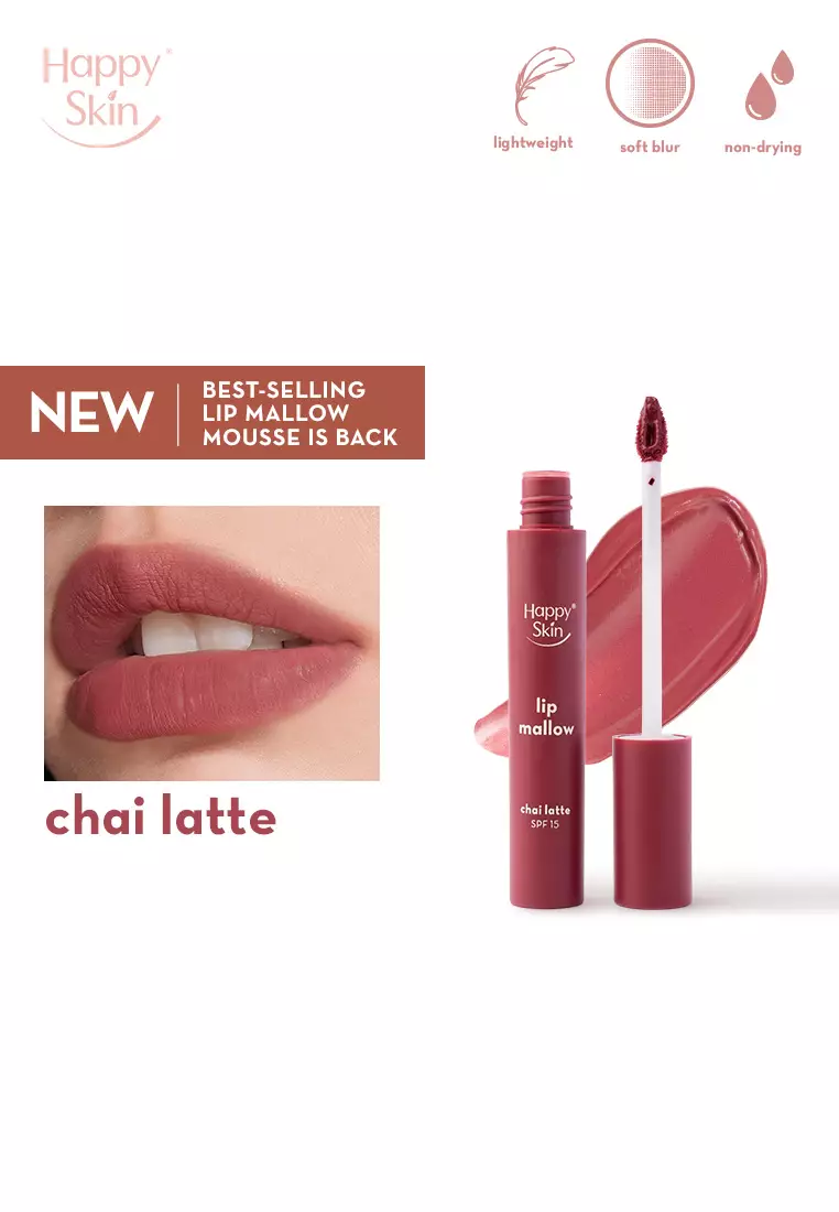 Buy Happy Skin Lip Mallow Mousse in Chai Latte 2024 Online | ZALORA ...