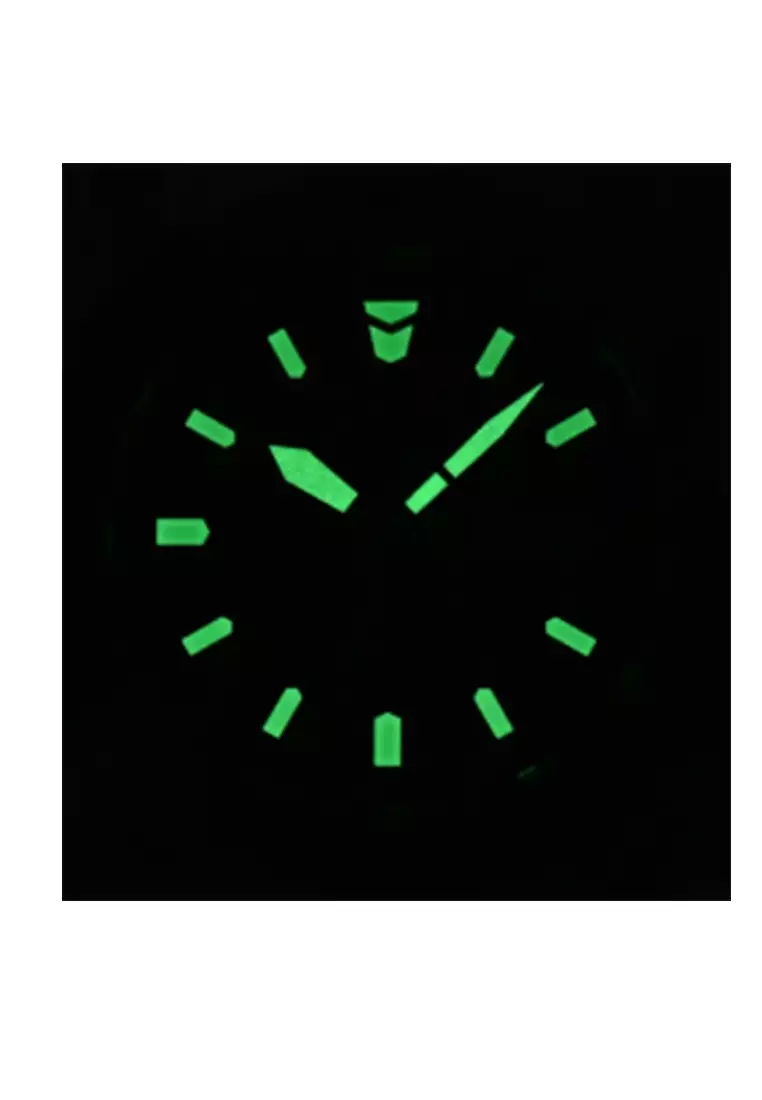 Jam Tangan Pria Alba Active Gravity AV3579 AV3579X1 Strap Stainless Steel Silver Color Men Green Gradient Dial Watch Original Garansi Resmi