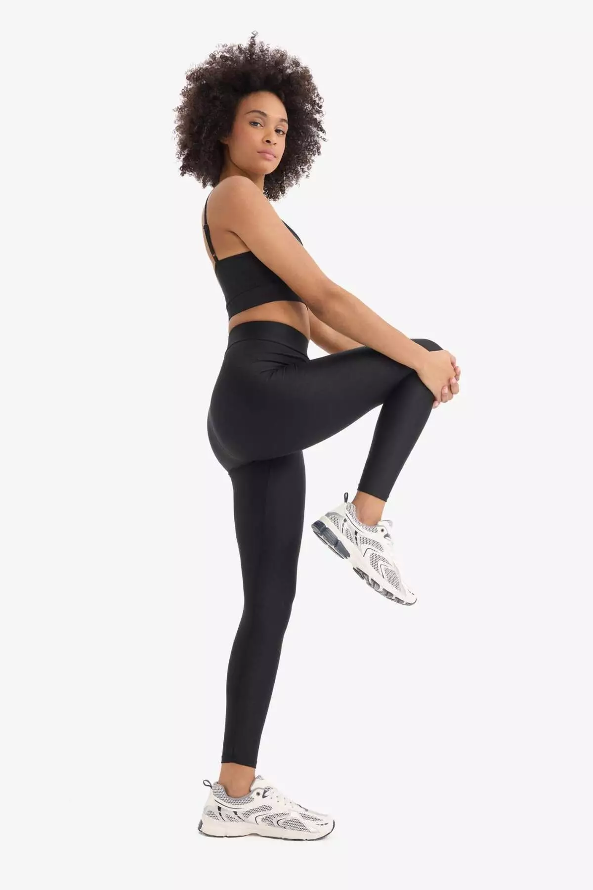 Defactofit Recovery High Waist Shiny Sports Leggings E6302Ax25Sm