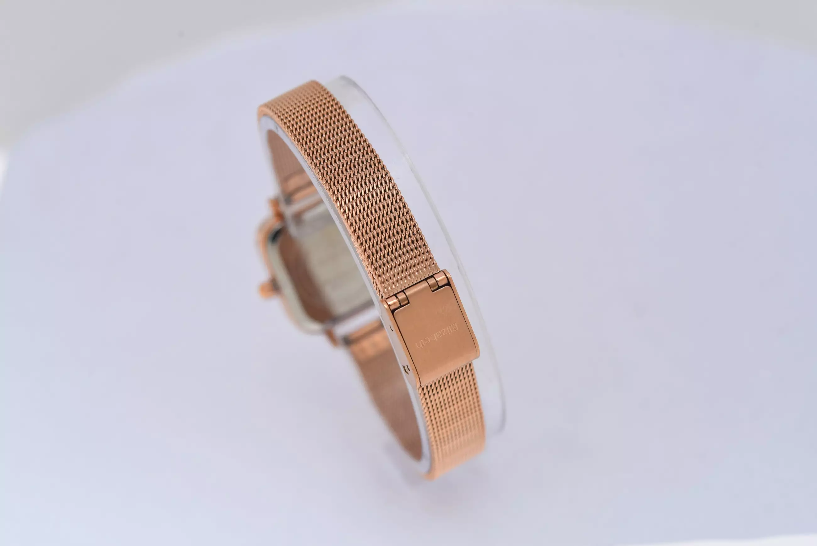 Jam Tangan Wanita - Elizabeth | Mesh Strap 2203-0674 | Rose Gold