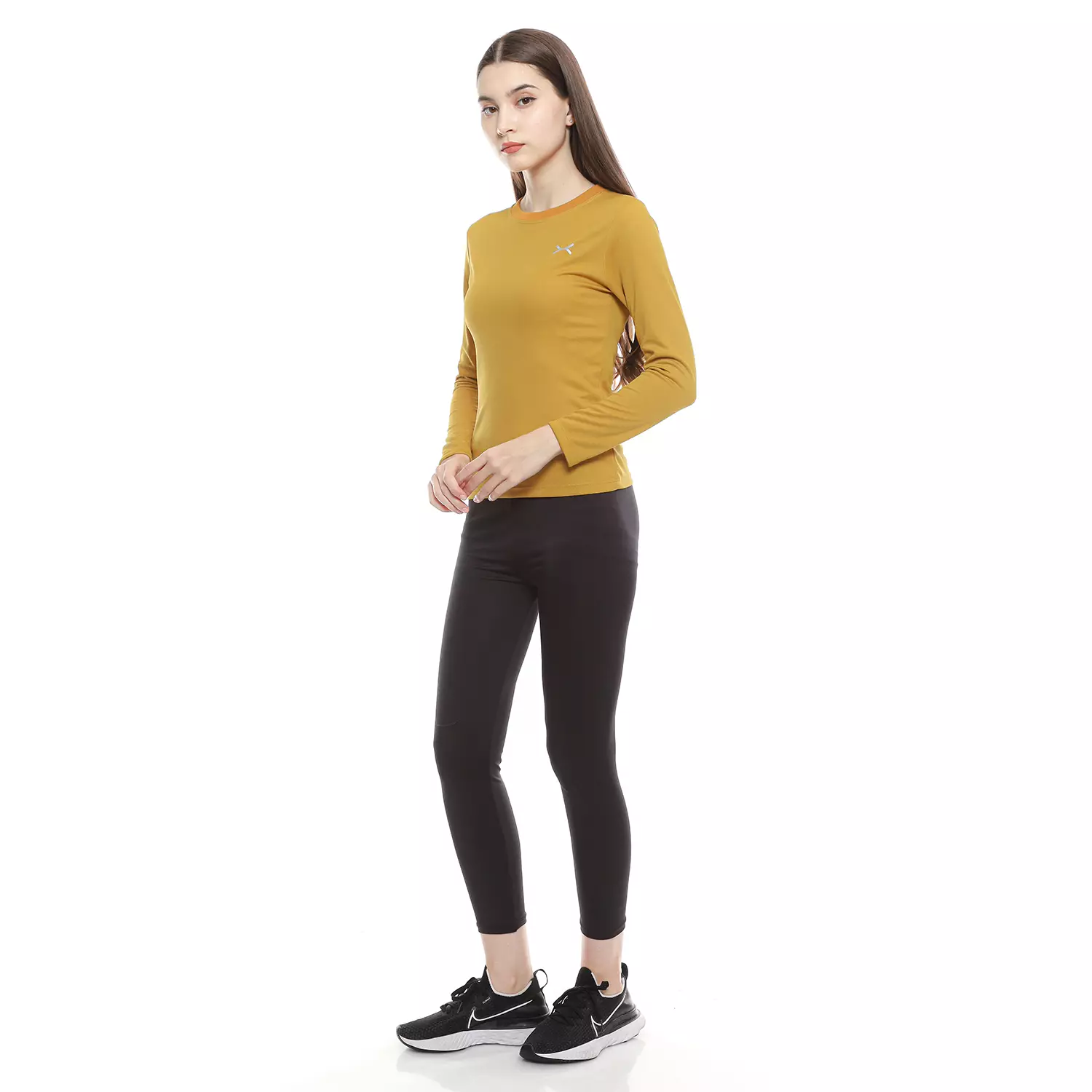 Long Sleeves Running Tee Flexrun series Gold