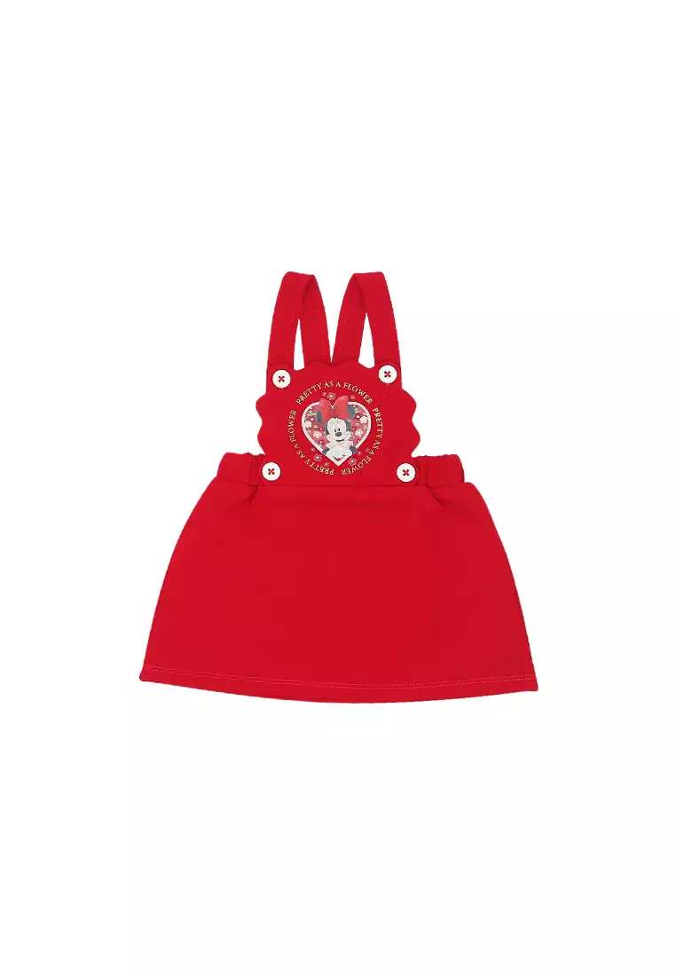 Disney Baby Minnie "Minnie Red Bow" Shirt and Jumper Set