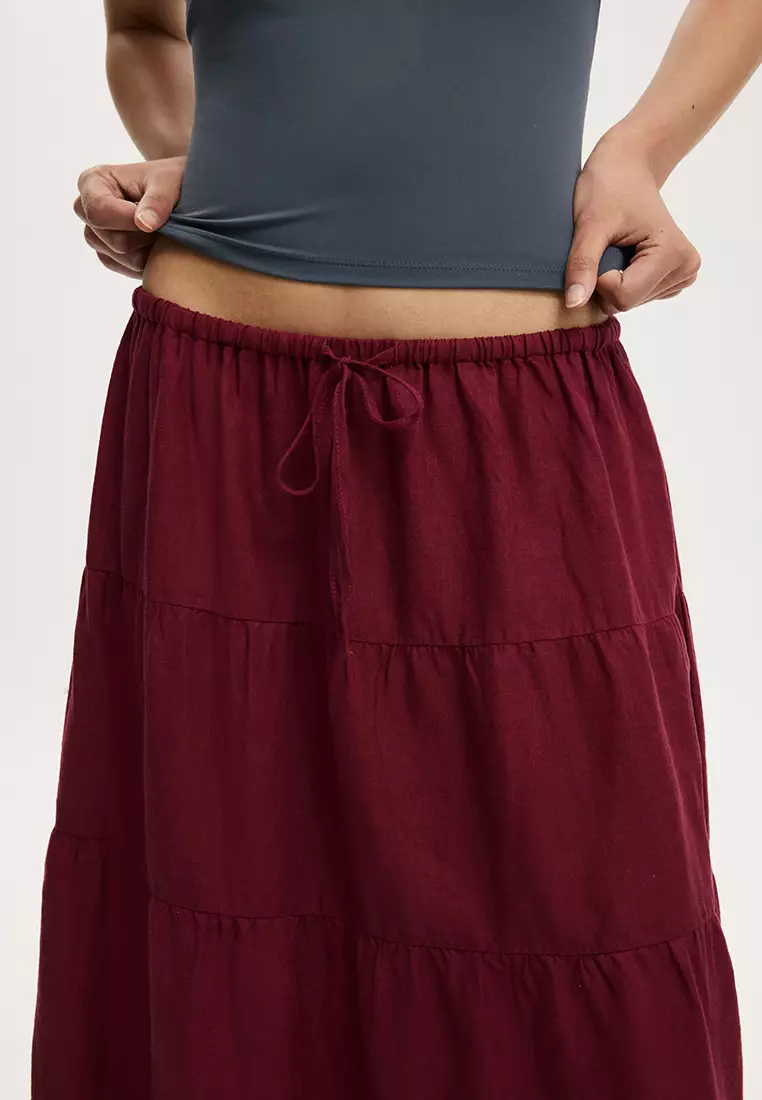 Haven Multi Tiered Maxi Skirt