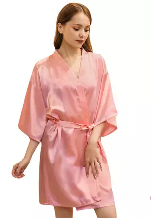 網上選購LYCKA LHY2013Deep女士性感浴袍粉紅色2025 系列| ZALORA香港