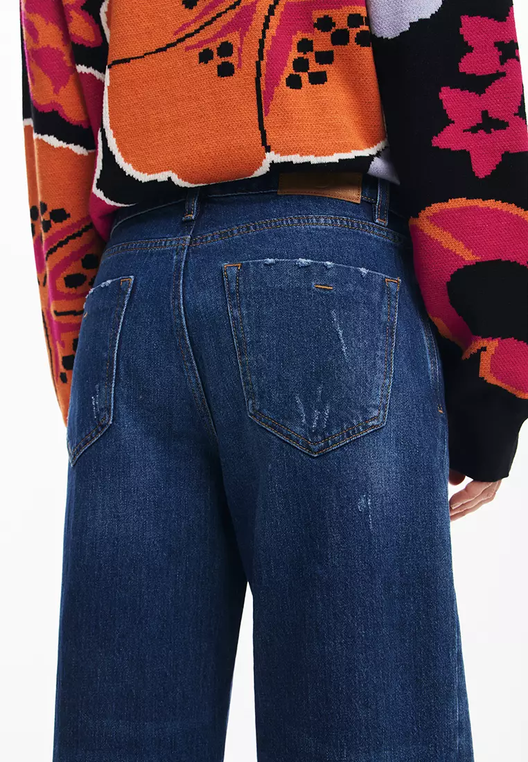 Desigual Women's Trousers LUA, Negro, EU M At Women's...