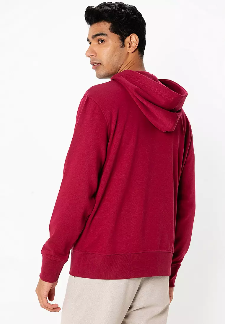 Printed Graphic Zip Hoodie