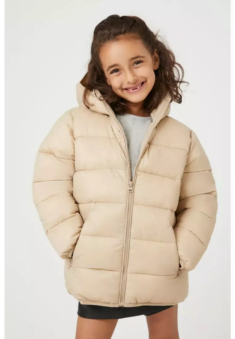 Hooded puffer jacket forever 21 store