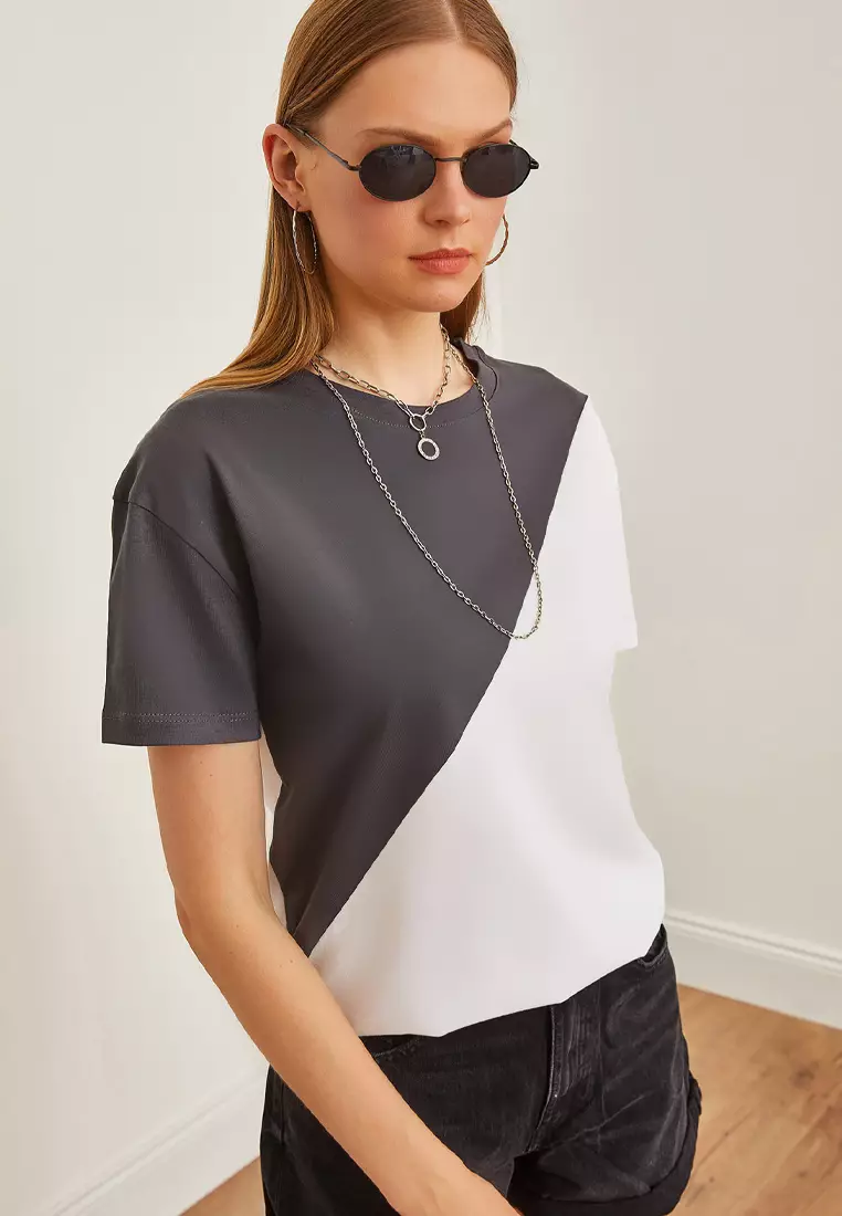 Cotton Colorblock T-Shirt
