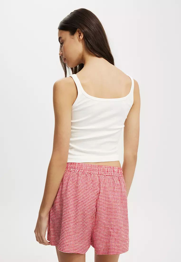 Scoop Neck Graphic Cami