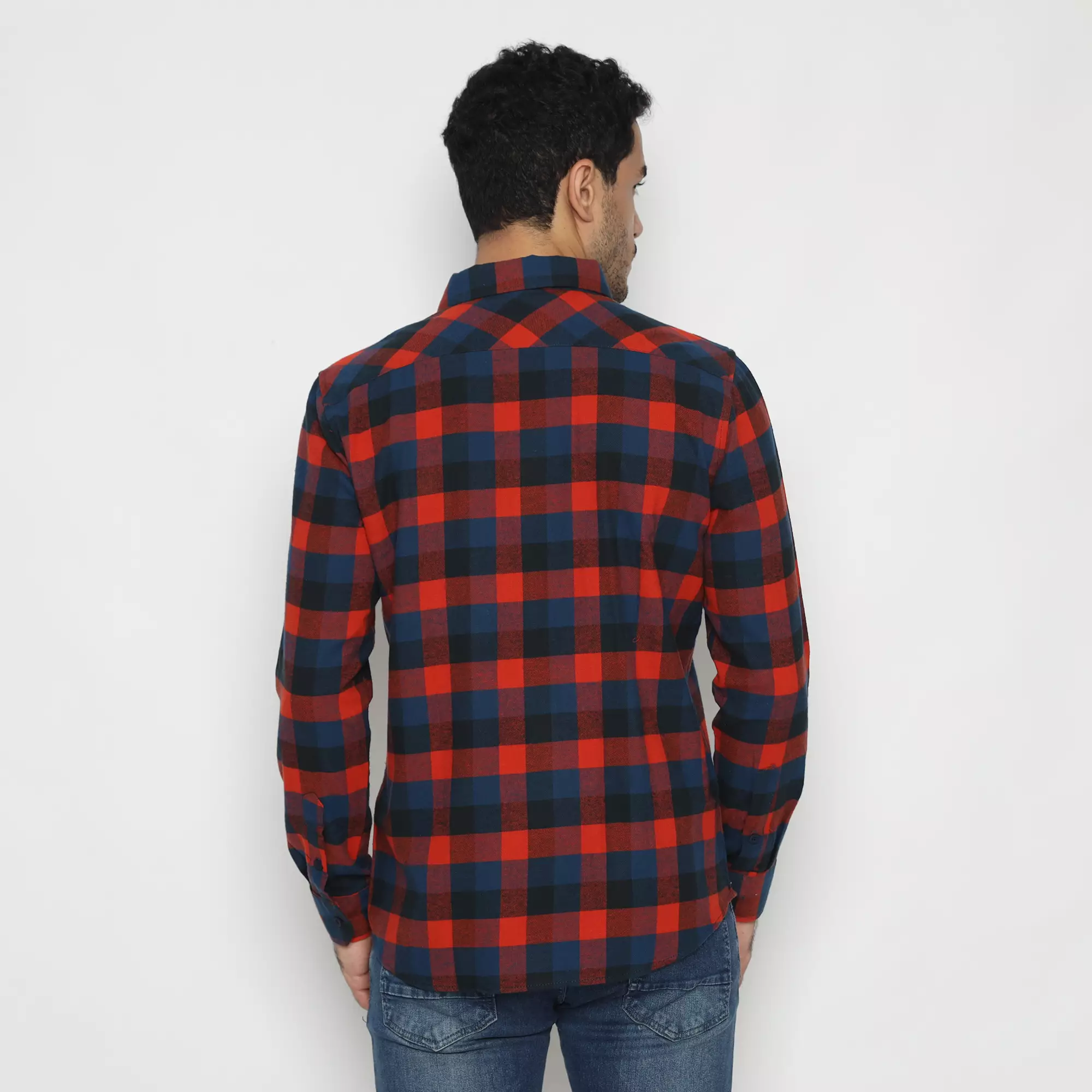 Platini Kemeja Flanel Pria Lengan Panjang Katun 76496