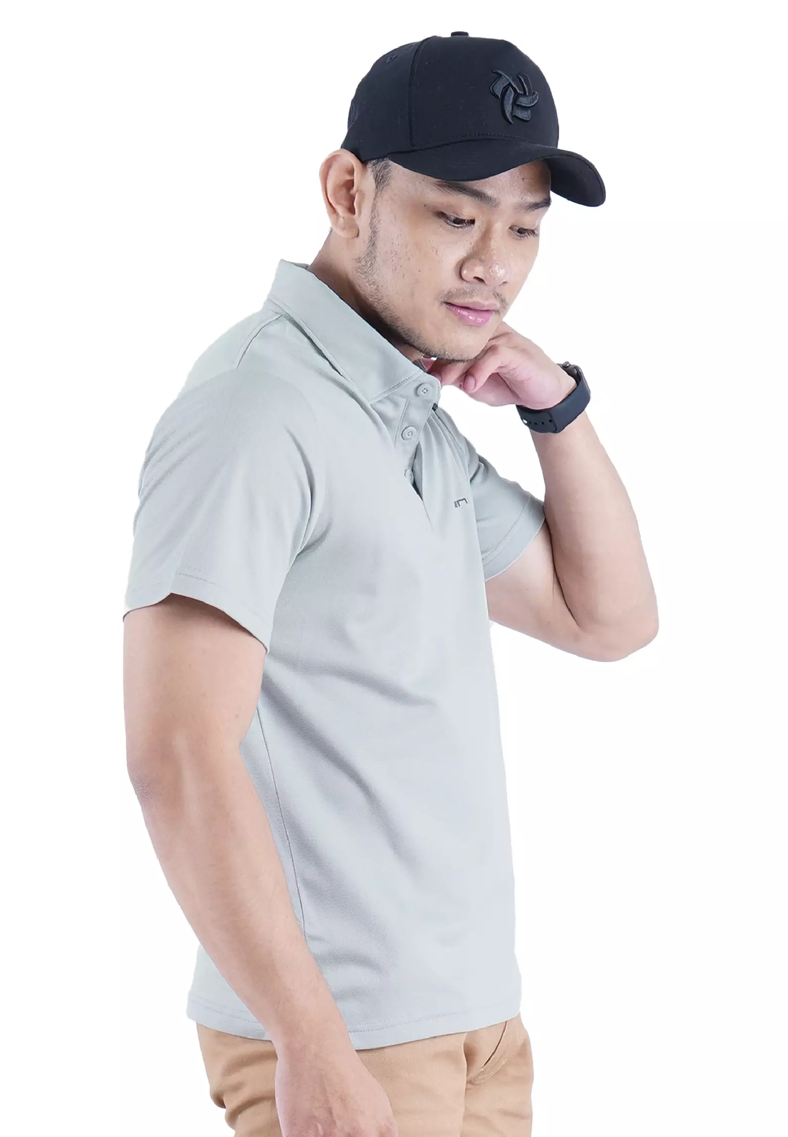 Tiento Baju Golf Pria Polo Shirt Pakaian Olahraga Lengan Pendek Kaos Kerah Pique