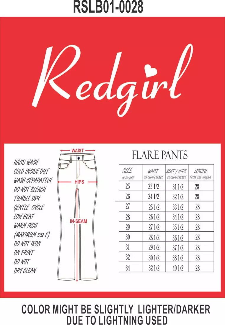 Denim Long Pants Flare Ladies