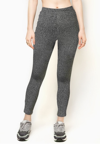 Funfit grey Active Basic Tapered Leggings in Light Grey (S - 3XL) 9D62BAA177D884GS_1