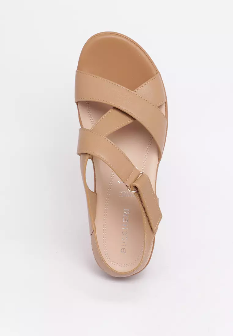 Buccheri Karissa Sandals Wanita Tan