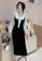 Sunnydaysweety black Sweet Doll Collar Bowknot Slim One Piece Dress A21022264 A279DAA87F551CGS_7