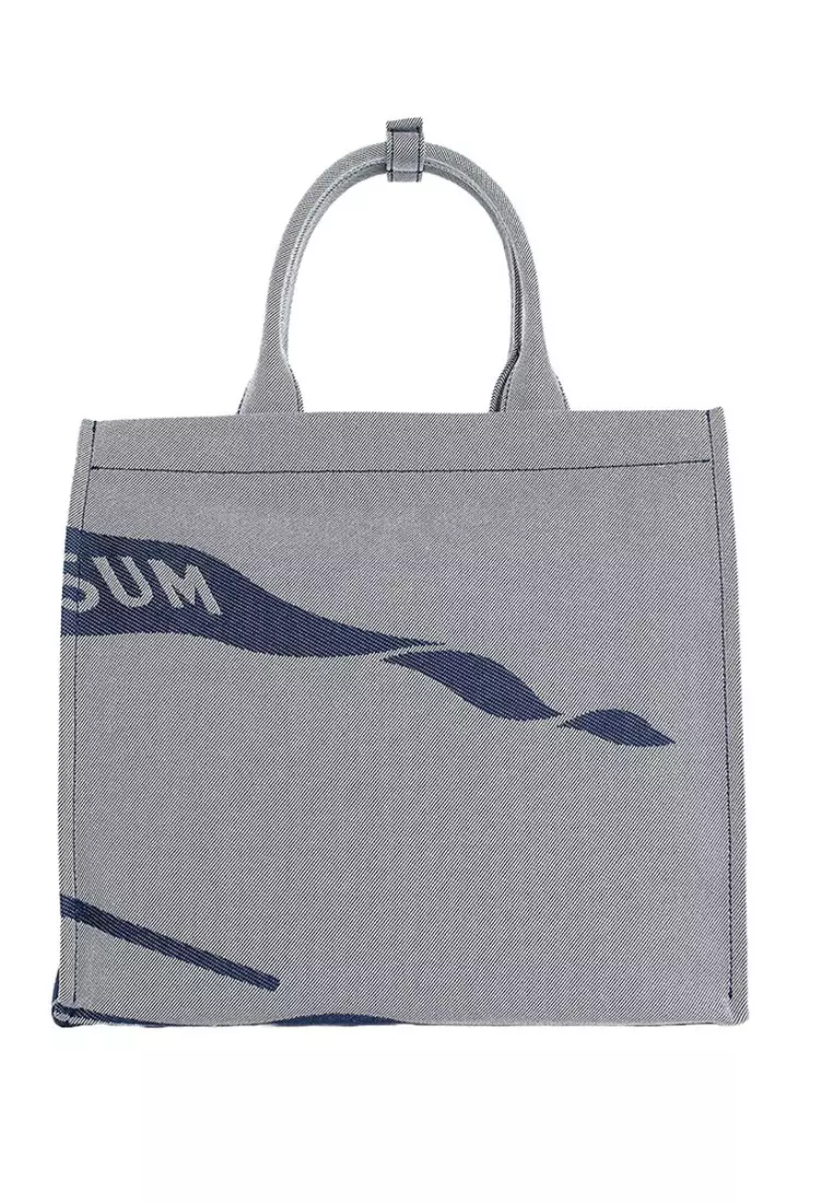 Small Horse Rider Tote Bag in Knight Blue