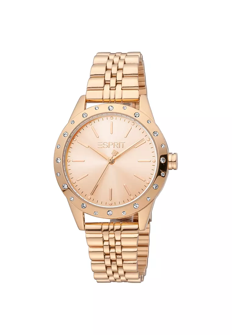 Buy Esprit Ella Stainless Steel Rose Gold Watch for Women