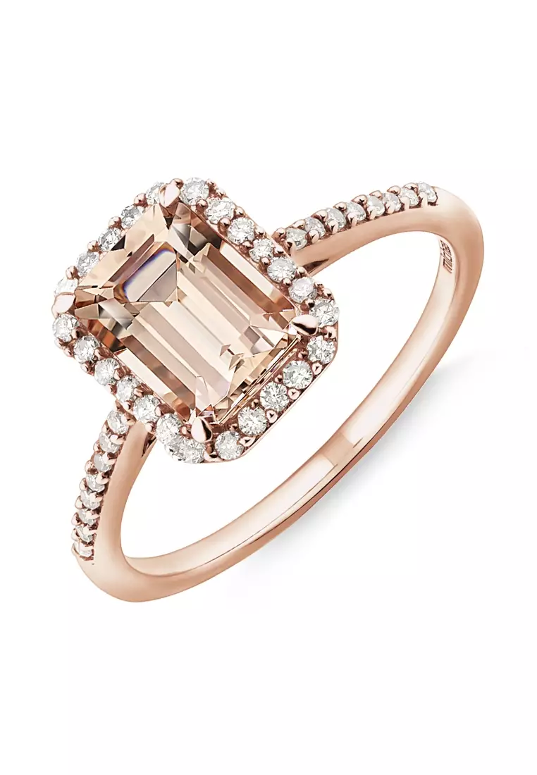 Michael hill emerald hotsell cut engagement ring