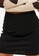 Monki black Ribbed Mini Skirt D4738AA4B57035GS_3