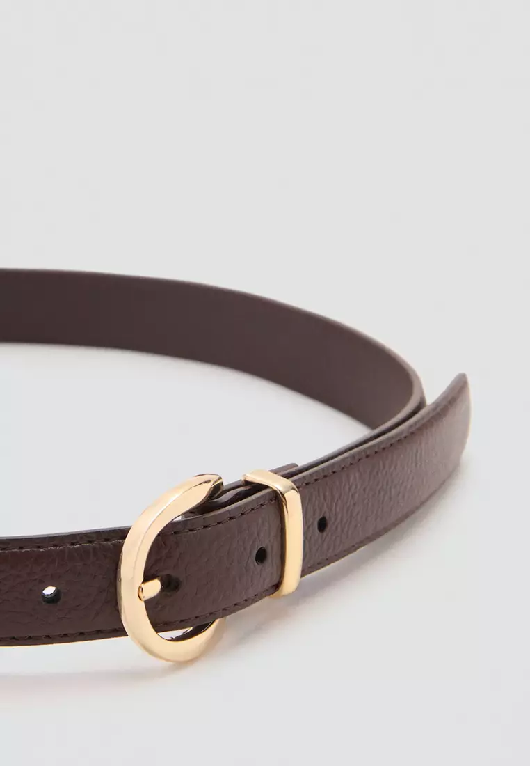 Oval Buckle Belt