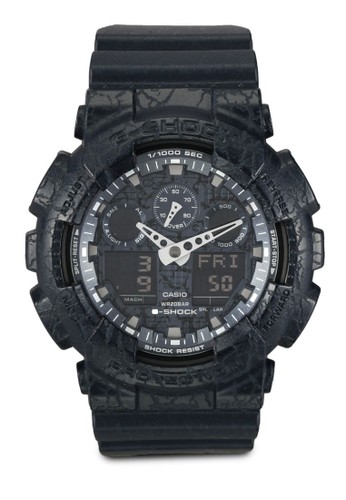 Jual G Shock Casio G Shock Jam Tangan Pria Blue Navy Resin Ga 100cg 2adr Original Zalora Indonesia